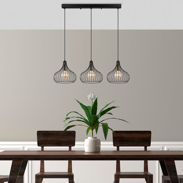 opviq LustreForge Noir Industrial Chandelier | Opviq