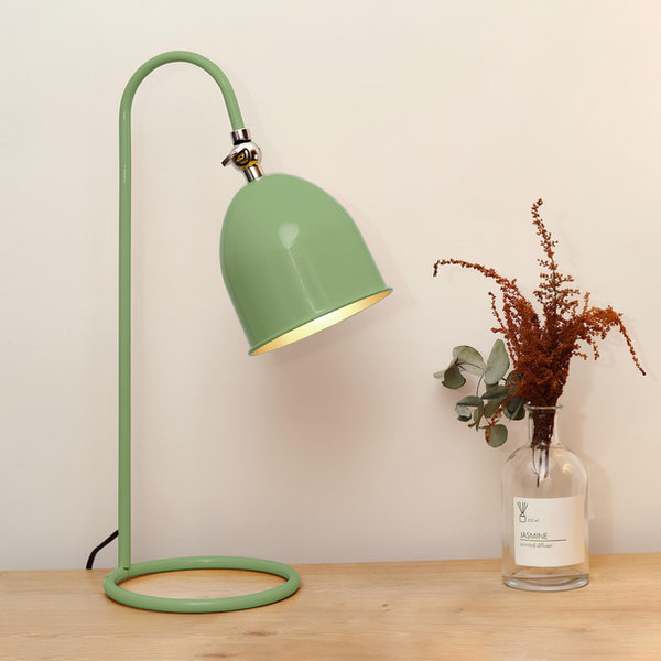 opviq LustreGrove GreenGlow Table Lamp | Opviq