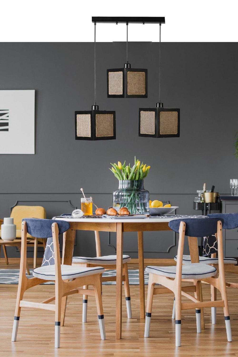 opviq LustreLoom RattanGlow Chandelier | Opviq