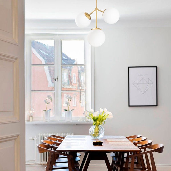 opviq LustreLoom Scandinavian Chandelier | Opviq