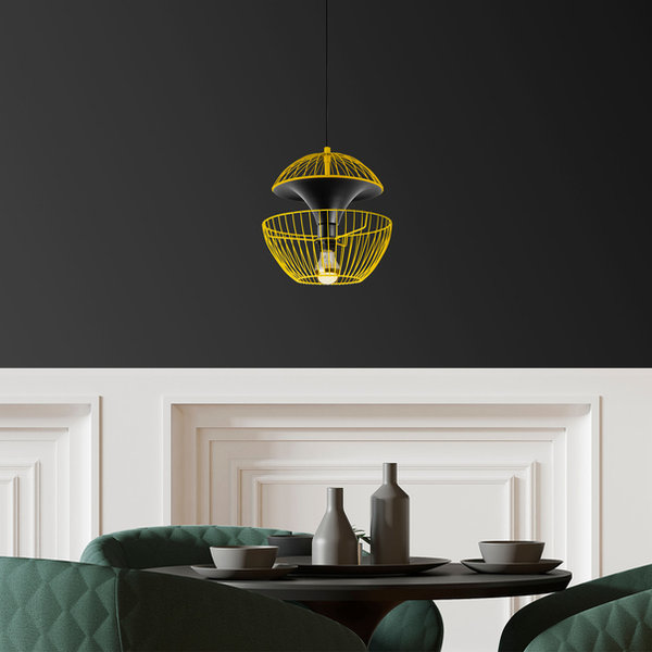 Opviq LustreLoom Yellow Elegance Chandelier | Opviq