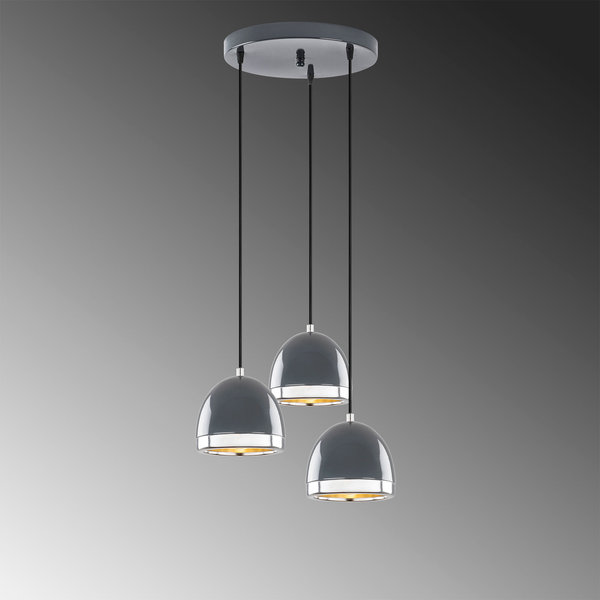 Opviq LustreLux AnthraGlow Chandelier | Opviq