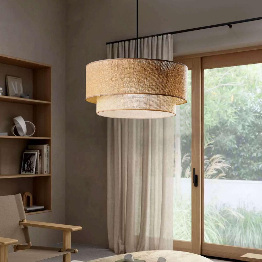 opviq LustreLux Beige Aura Chandelier | Opviq