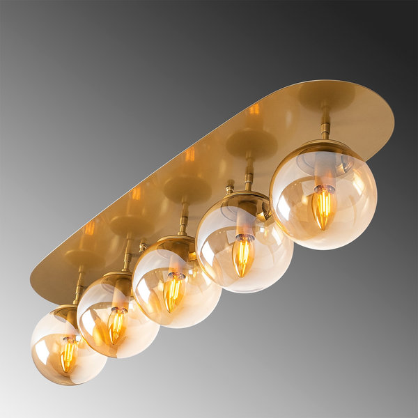 Opviq LustreLux CopperSphere Chandelier | Opviq