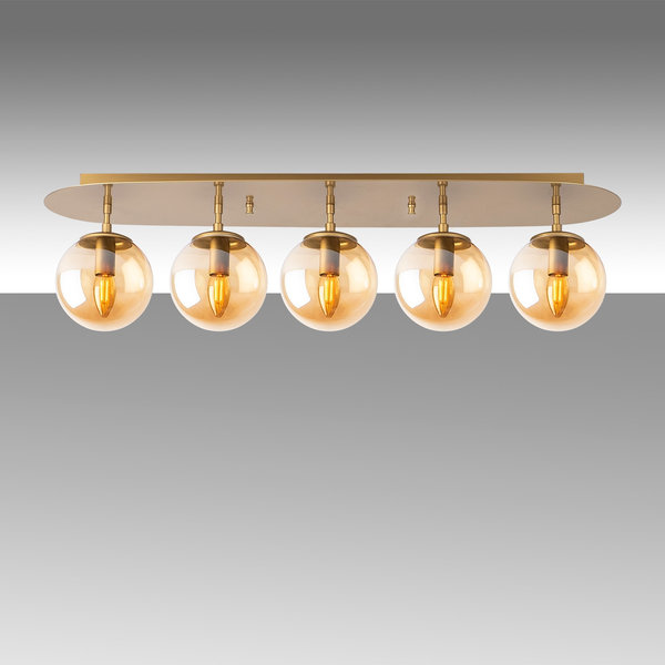 Opviq LustreLux CopperSphere Chandelier | Opviq