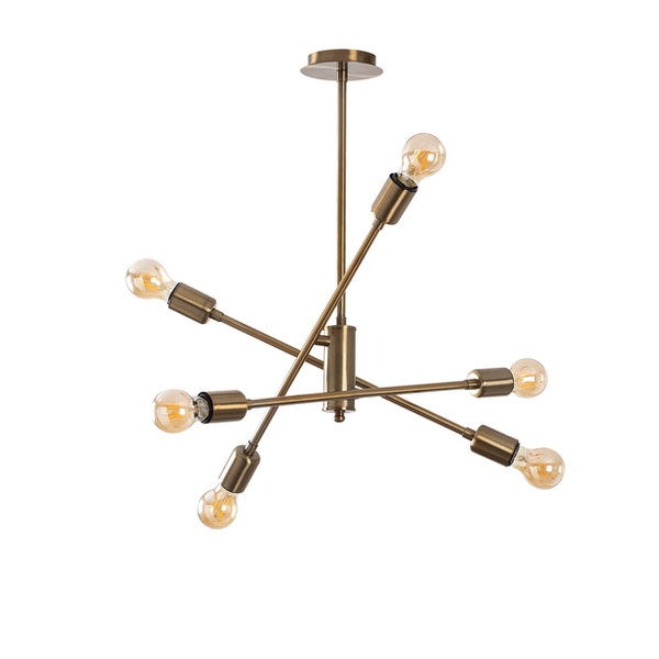 Opviq LustreNova Copper Elegance Chandelier | Opviq