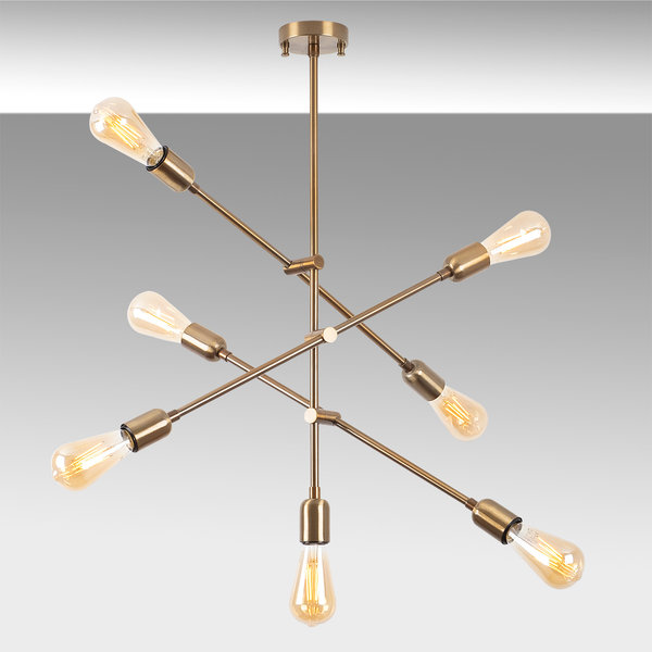 Opviq LustreNova CopperChic Chandelier | Opviq