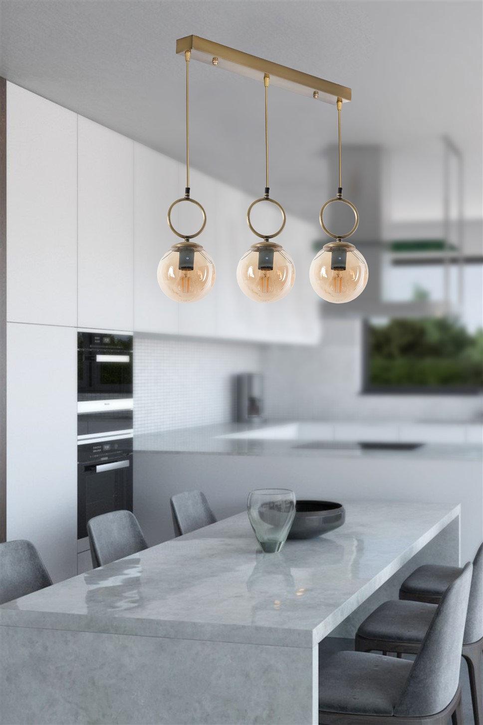 opviq LustreTrove: Copper Chic Chandelier | Opviq