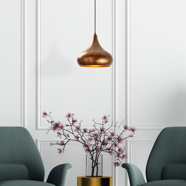 opviq LustreVerve Copper Charm Chandelier | Opviq