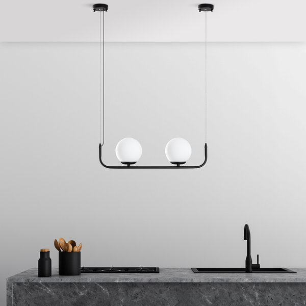 opviq LustreVibe Black Elegance Chandelier | Opviq