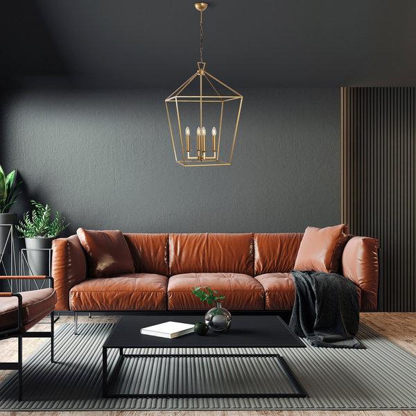 Opviq LustreVibe Chrome Elegance Chandelier | Opviq