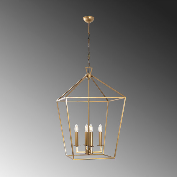 Opviq LustreVibe Chrome Elegance Chandelier | Opviq