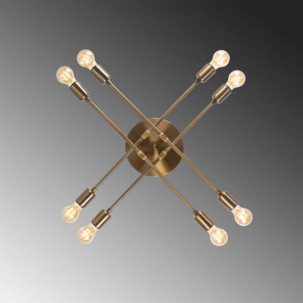 Opviq LustreVibe CopperGlow Chandelier | Opviq
