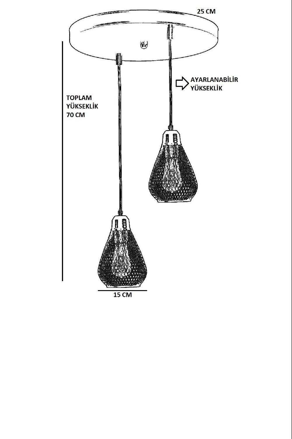 Opviq LustreVogue Antique Glow Chandelier | Opviq