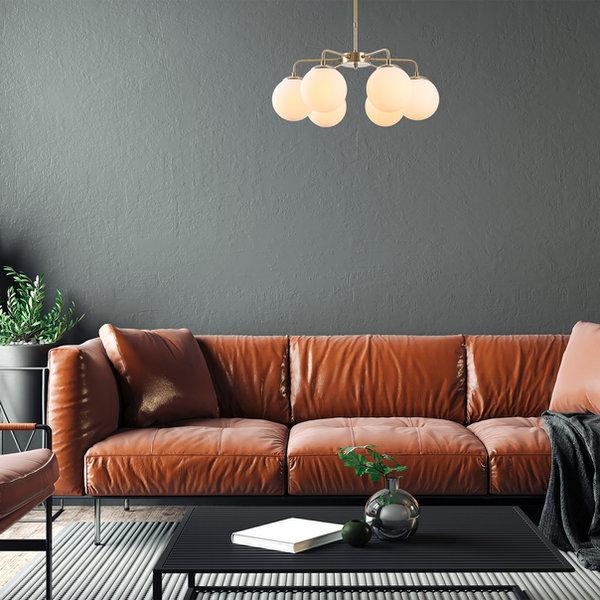 Opviq LustreVogue CopperGlow Chandelier | Opviq