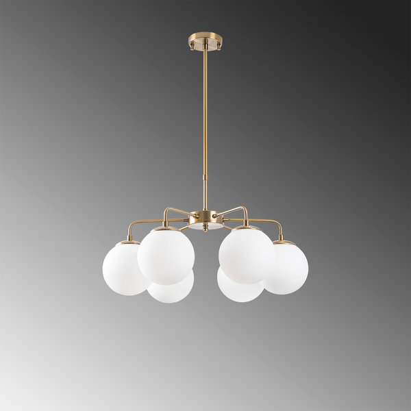 Opviq LustreVogue CopperGlow Chandelier | Opviq