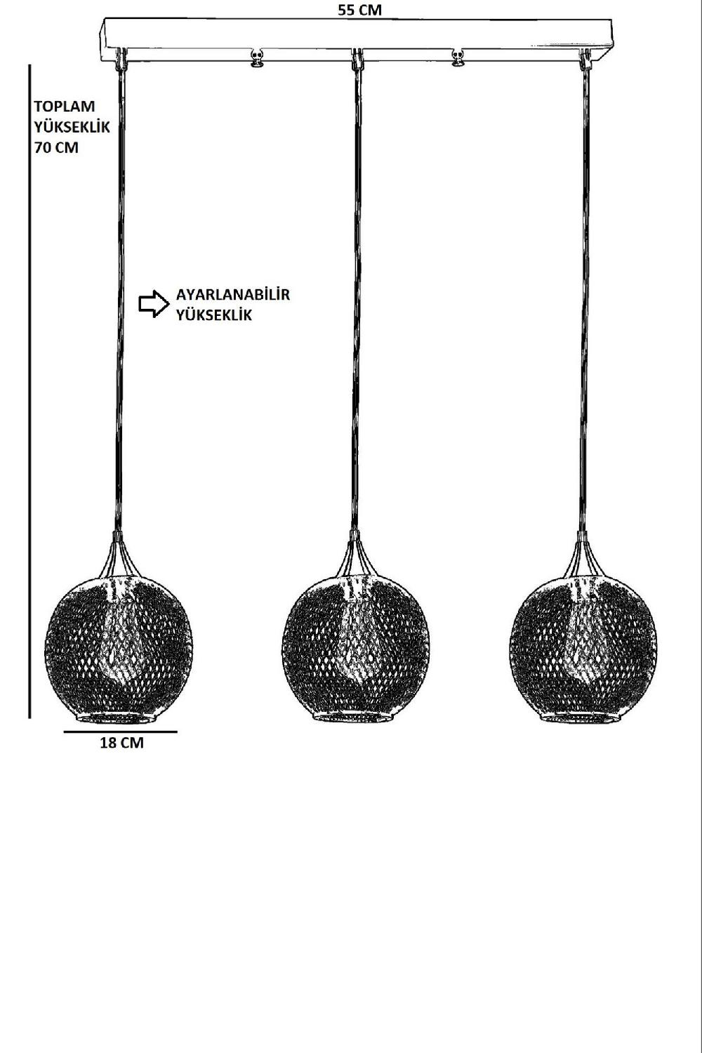 Opviq LuxeAura Antique Black Chandelier | Opviq