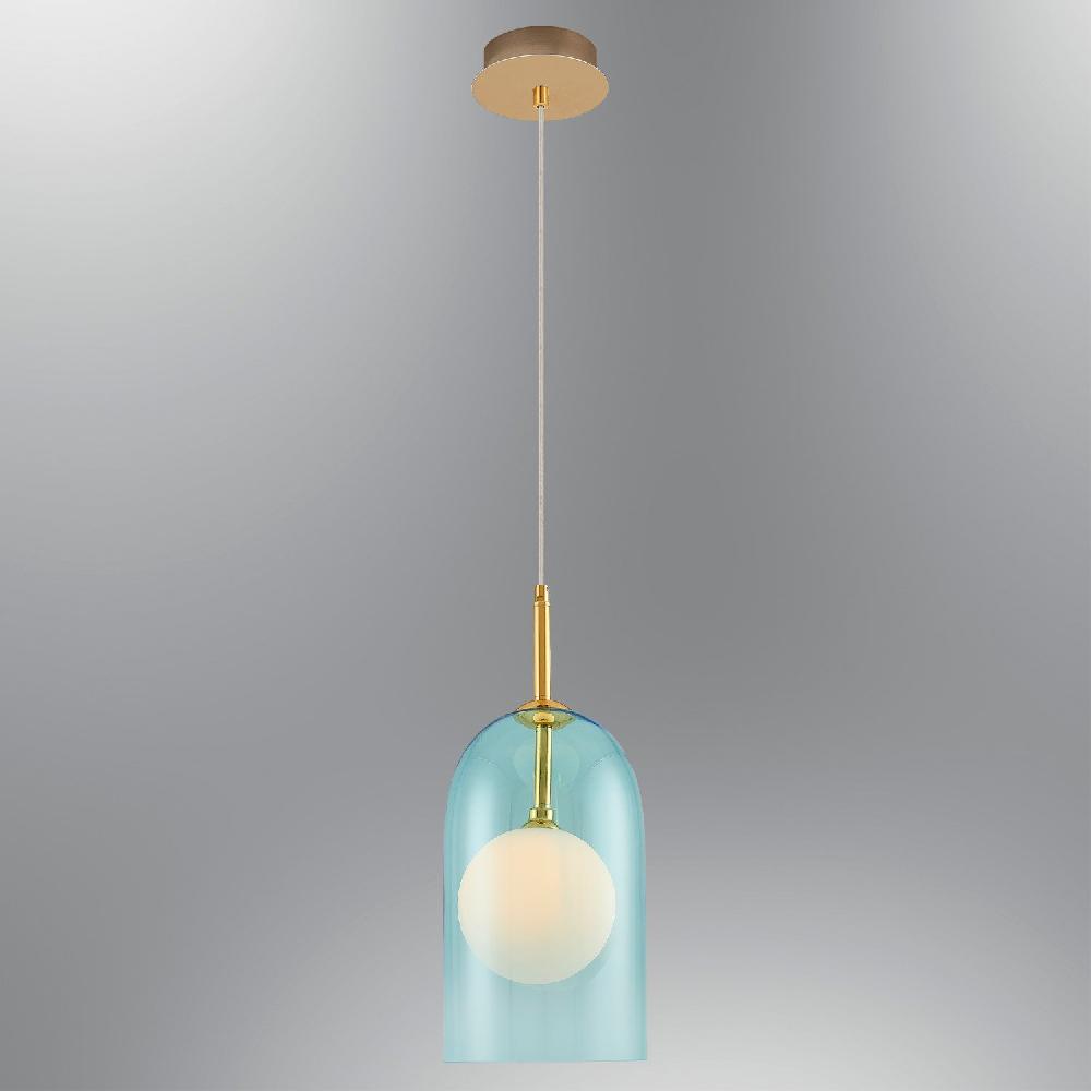 opviq LuxeAura Blue Chandelier Elegance | Opviq