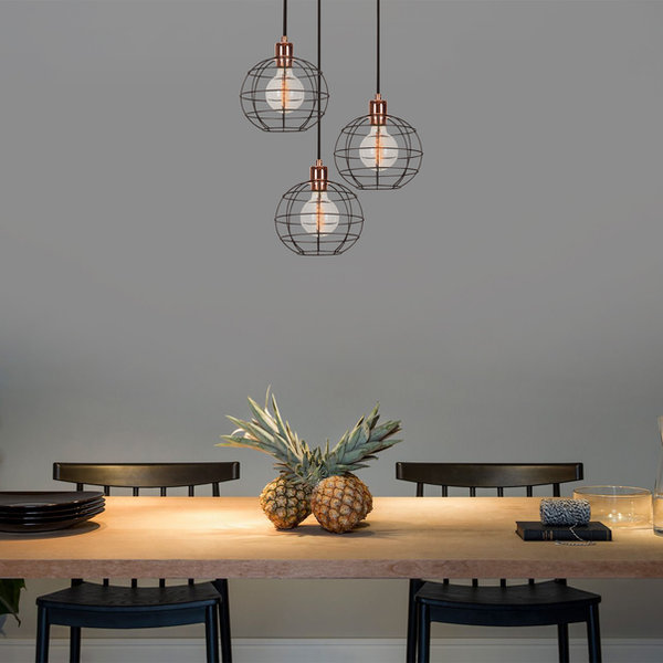 opviq LuxeAura Iron Pendant Chandelier | Opviq