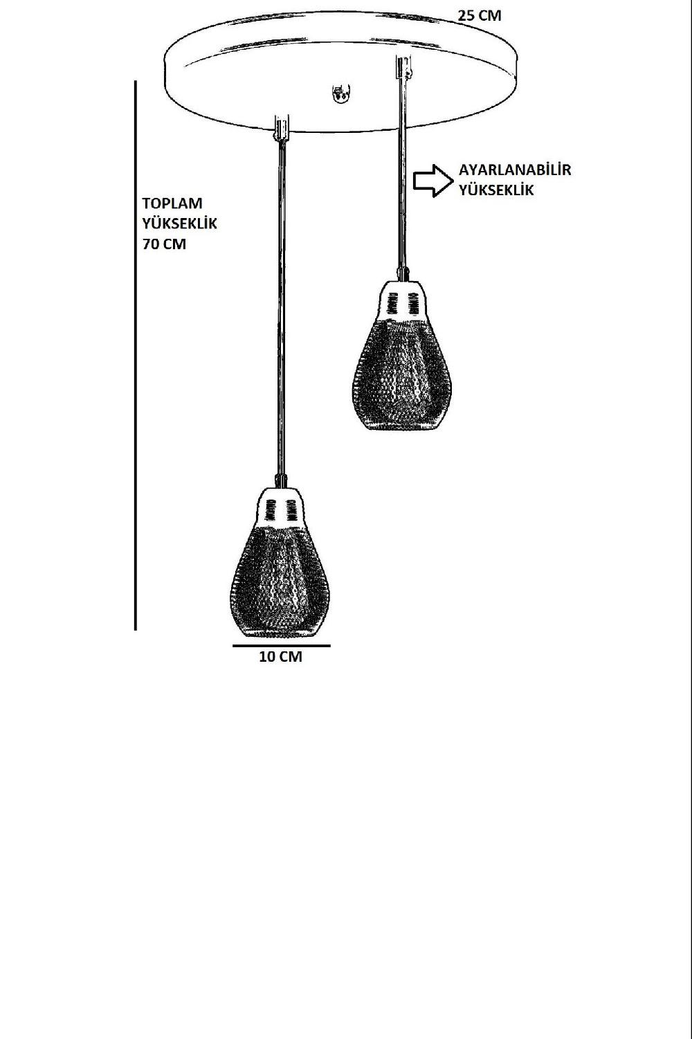 Opviq LuxeBlack Halo Pendant Chandelier | Opviq