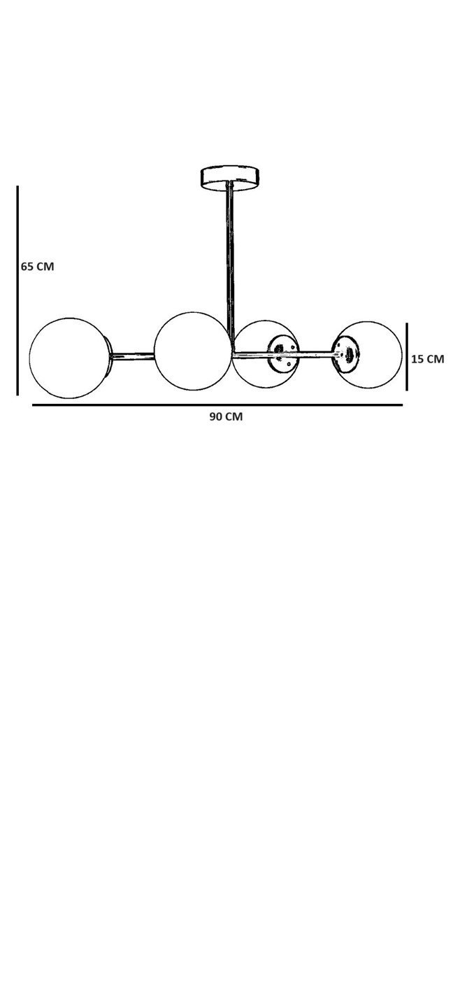 Opviq LuxeFume Aura Chandelier | Opviq