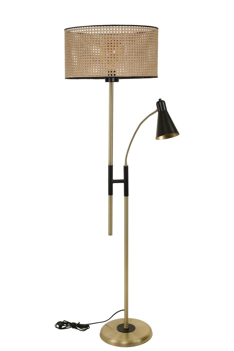 Opviq LuxeGlo WickerGlow Floor Light | Opviq