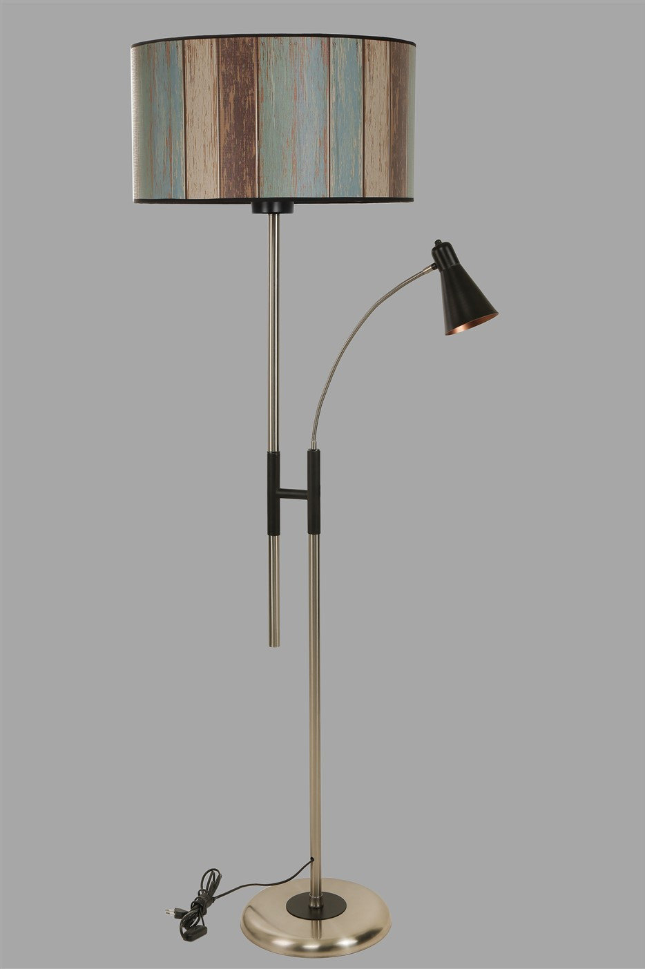 Opviq LuxeGlow Chrome Elegance Floor Lamp | Opviq