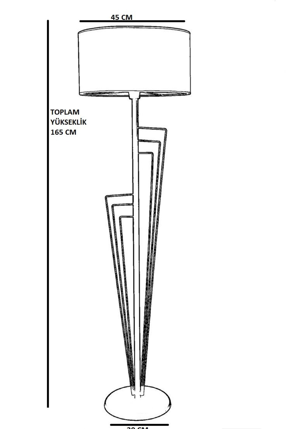 Opviq LuxeGlow CopperBeam Floor Lamp | Opviq