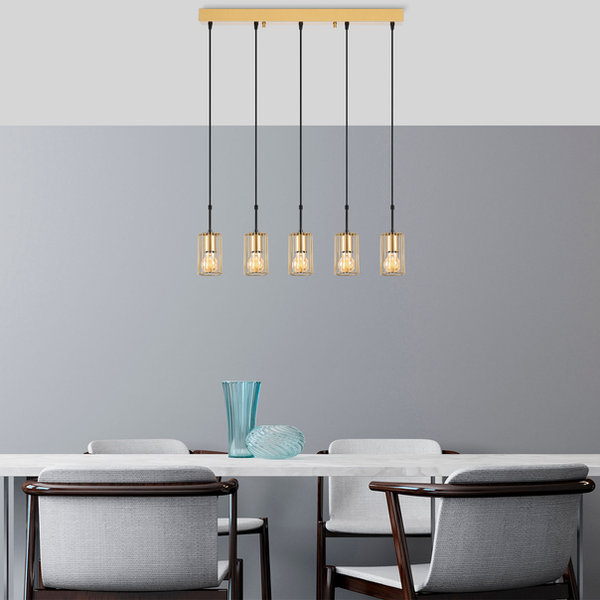 opviq LuxeGlow CopperChime Chandelier | Opviq