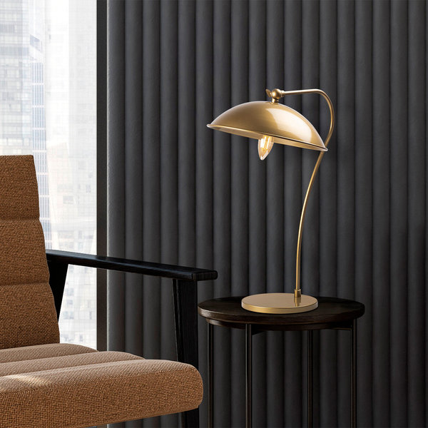 Opviq LuxeGlow CopperSphere Table Lamp | Opviq