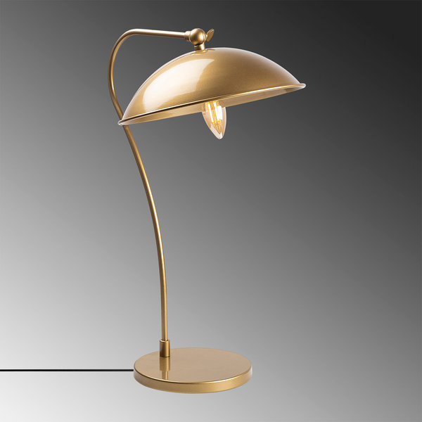 Opviq LuxeGlow CopperSphere Table Lamp | Opviq