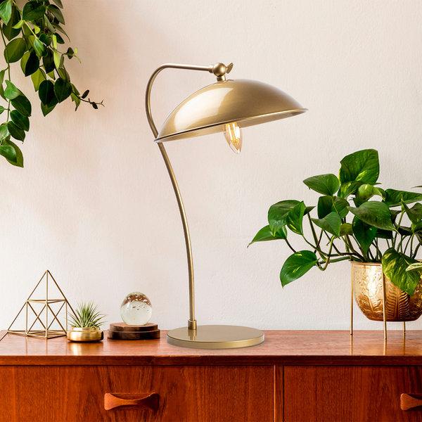 Opviq LuxeGlow CopperSphere Table Lamp | Opviq