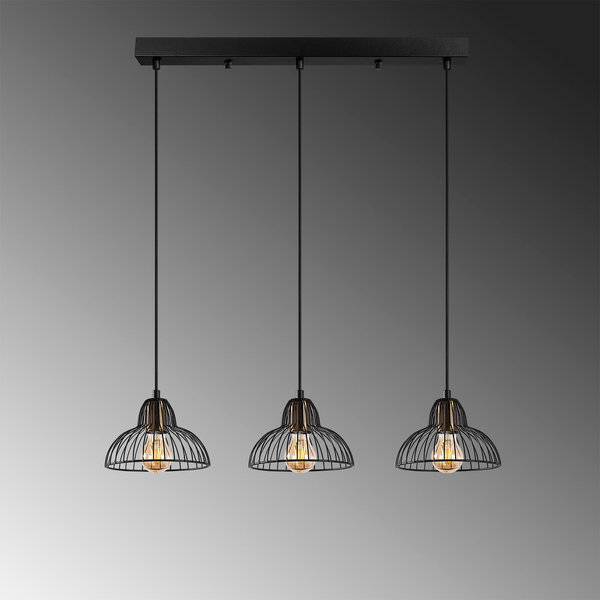 Opviq LuxeLoom Industrial Glow Chandelier | Opviq