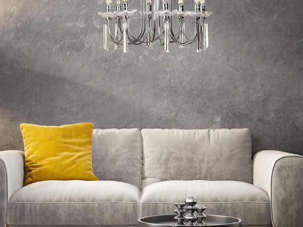 opviq LuxeLume Crystal Cascade Chandelier | Opviq
