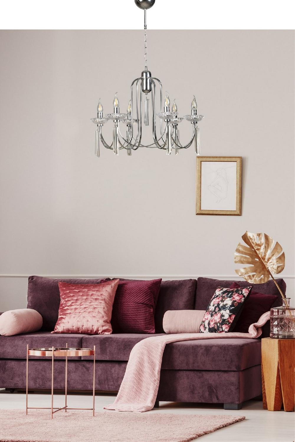 Opviq LuxeLume Crystal Cascade Chandelier | Opviq