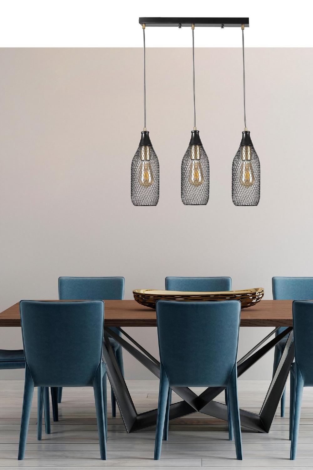 opviq LuxeNoir Antique Glow Chandelier | Opviq