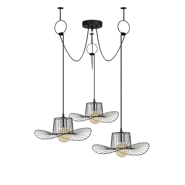 Opviq LuxeNoir Eclipse Chandelier 118 Cm | Opviq