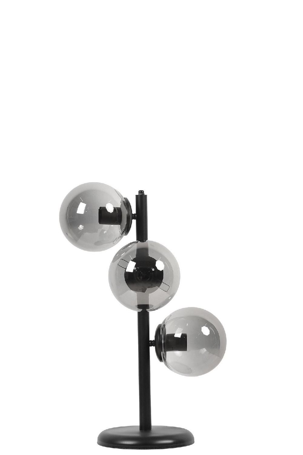 Opviq LuxeNoir Glimmer Table Lamp | Opviq