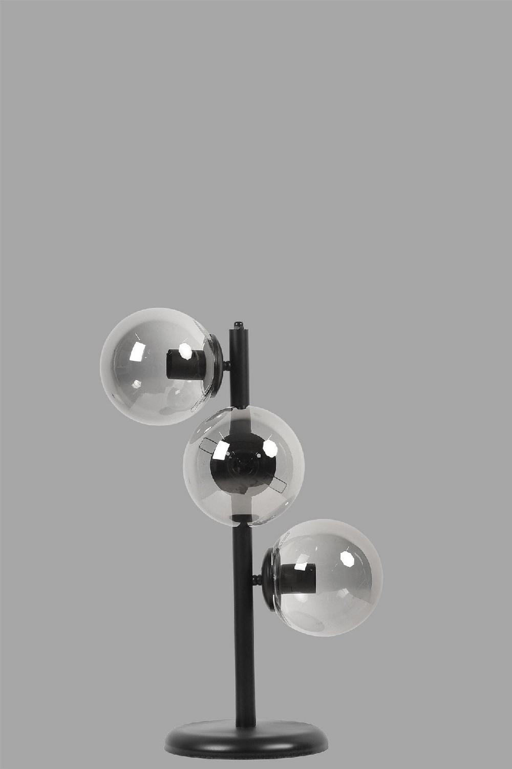 Opviq LuxeNoir Glimmer Table Lamp | Opviq