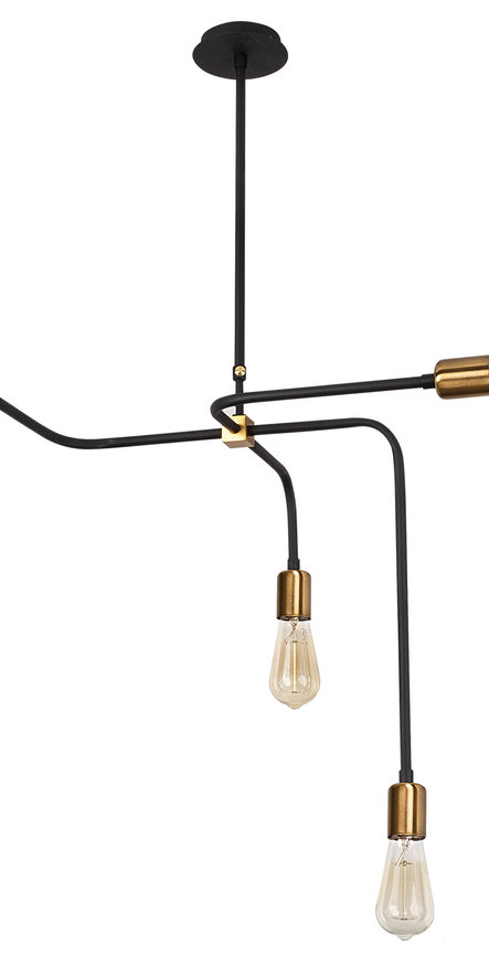 Opviq LuxeNox CopperGlow Chandelier 58x58 Cm | Opviq