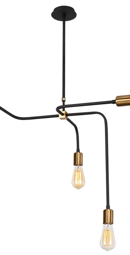 Opviq LuxeNox CopperGlow Chandelier 58x58 Cm | Opviq