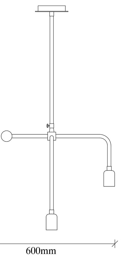 Opviq LuxeNox CopperGlow Chandelier 58x58 Cm | Opviq