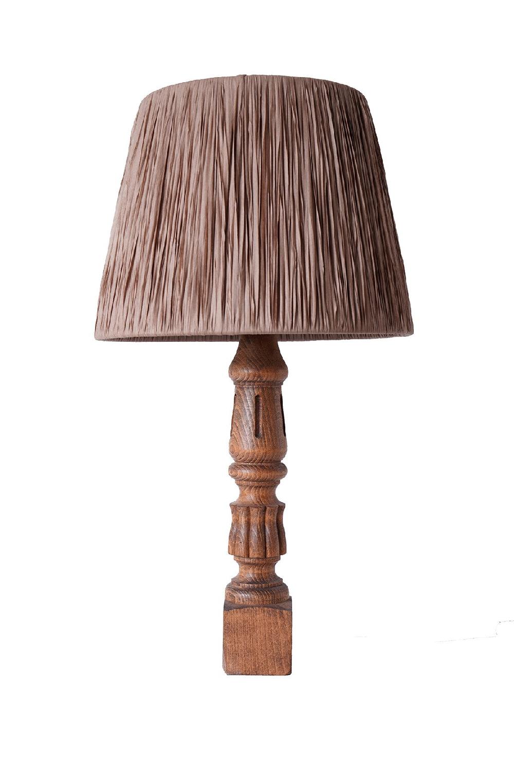 Opviq LuxeRope WoodGlow Table Lamp | Opviq