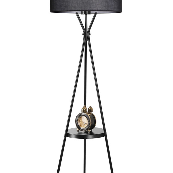 Opviq LuxeShade Noir: Modern Metal Floor Lamp | Opviq