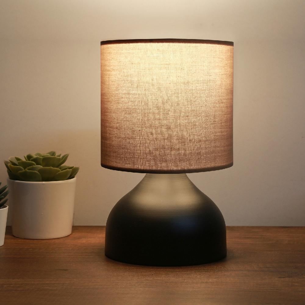 opviq MinkGlow: Scandinavian Metal Table Lamp | Opviq