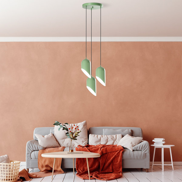 Opviq MintGlow Elegance Chandelier 40 Cm | Opviq