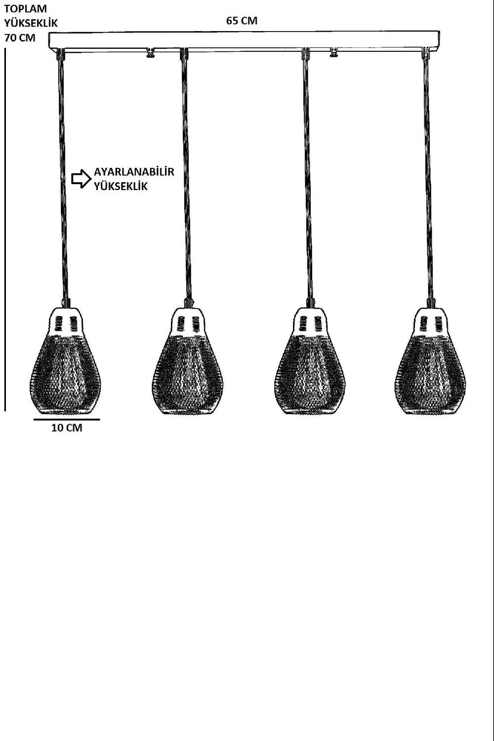 Opviq MystiLux Black Haven Chandelier | Opviq