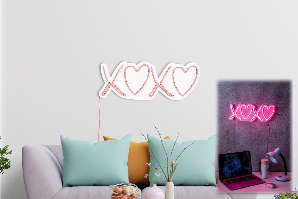 Opviq NeonGlow FlexiLights: Pink Wave Edition | Opviq