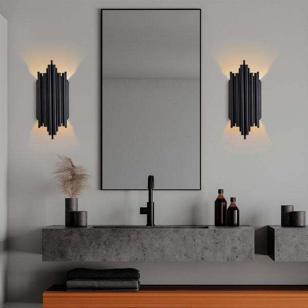 Opviq Nocturna Luxe Black Wall Sconce | Opviq