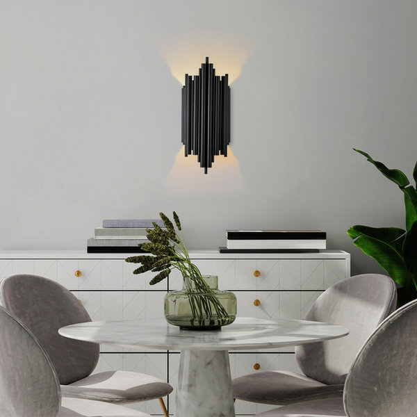 opviq Nocturna Luxe Black Wall Sconce | Opviq